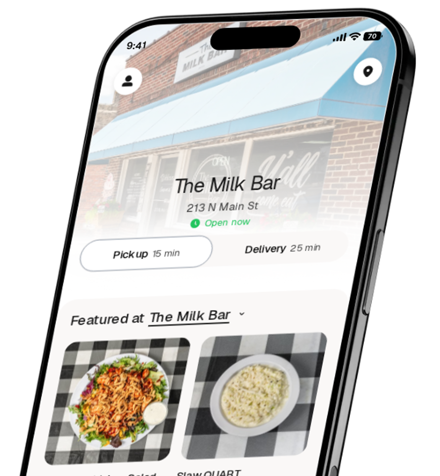 The Milk Bar app preview