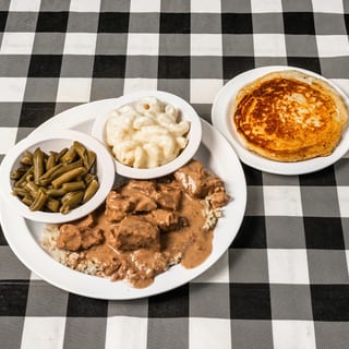 Beef Tips with Rice
